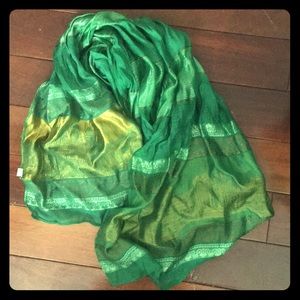 100% Cambodian silk scarf